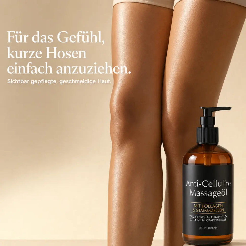 Anti-Cellulite Massageöl mit Kollagen & Stammzellen